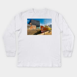 The World War One Dazzle Ship, Liverpool Kids Long Sleeve T-Shirt